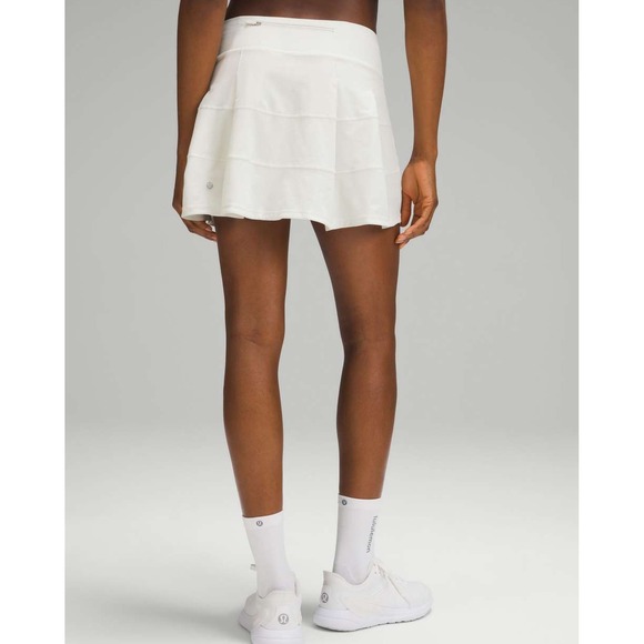 Lululemon Pace Rival Mid-Rise Skirt *Long Bone SIZE 8 - Picture 1 of 9